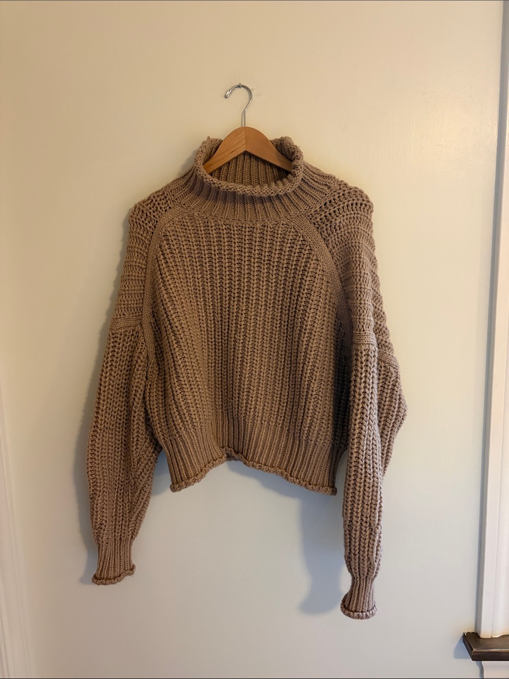 H&M Chunky Mock Neck Sweater